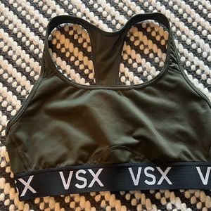 Victoria’s Secret Victoria Sport VSX Khaki Green Sports Bra